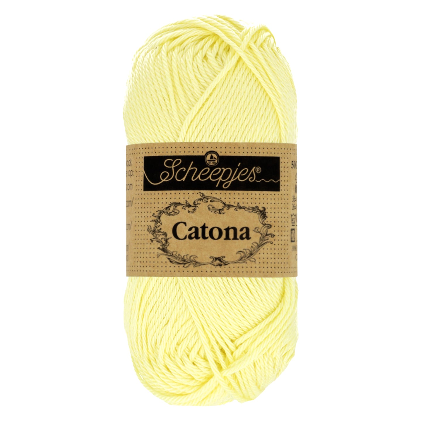 Scheepjes Catona 50g - 100 Mousseline Citron