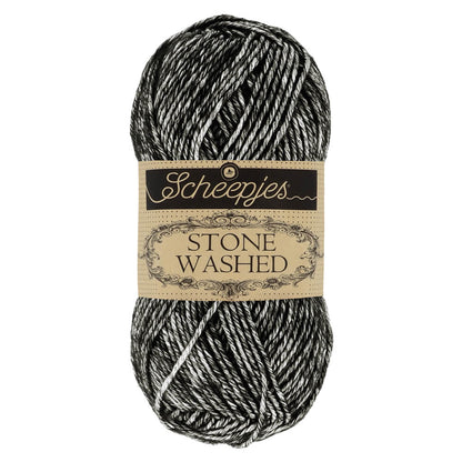 Scheepjes Stone Washed - 803 Onyx Noir