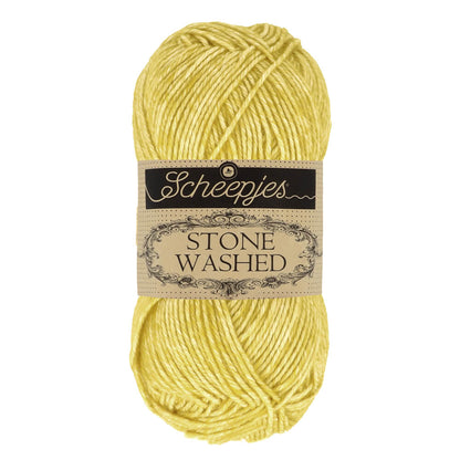 Scheepjes Stone Washed - 812 Quartz citron