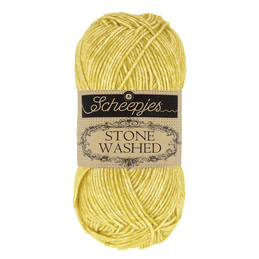 Scheepjes Stone Washed - 812 Quartz citron
