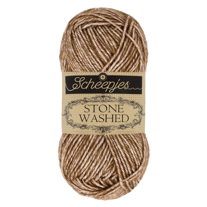 Scheepjes Stone Washed - 822 Brown Agate