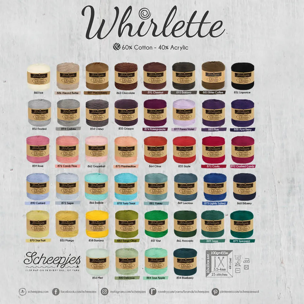Scheepjes Whirlette 1x100g - 860 Glace