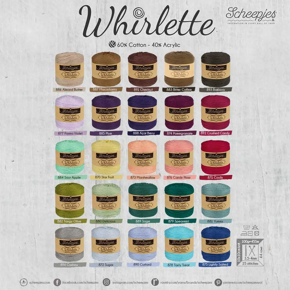 Scheepjes Whirlette 1x100g - 860 Glace