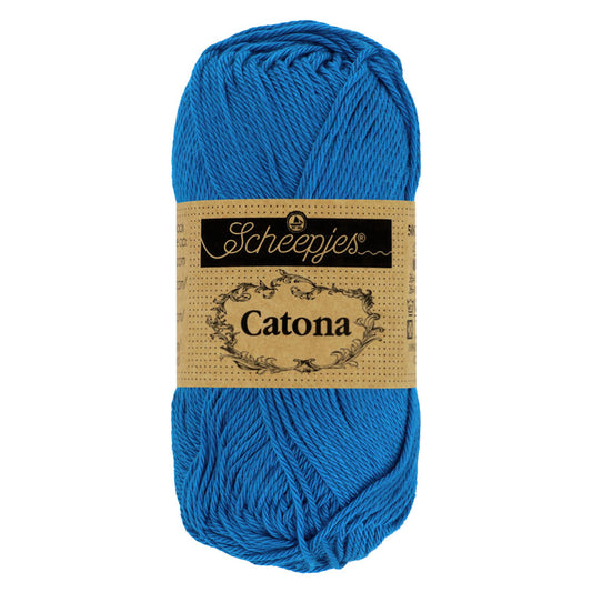Scheepjes Catona 50g - 201 Bleu Electrique