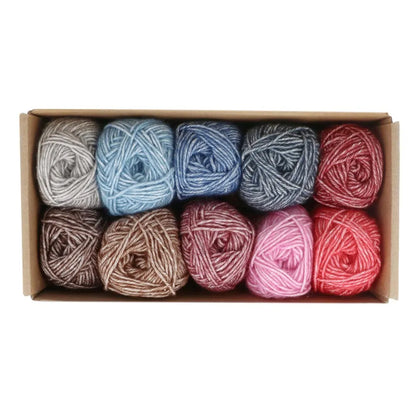 Scheepjes Stone Washed, lot de 10 x 25 g - Aura