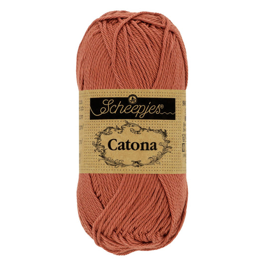 Scheepjes Catona 50g - 504 Brick Red