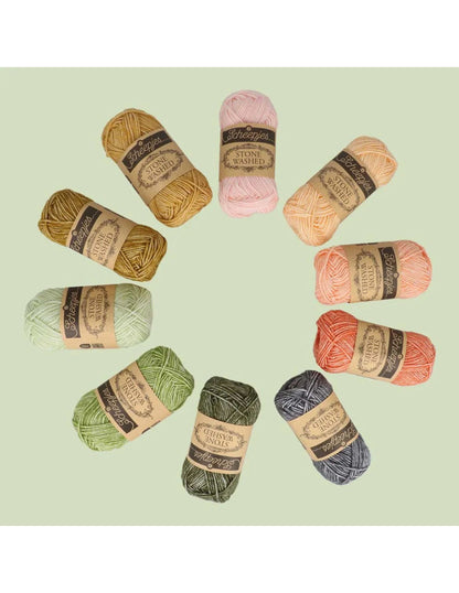 Scheepjes Stone Washed, lot de 10 x 25 g - Intentions
