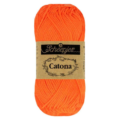 Scheepjes Catona 50g - 603 Orange Néon