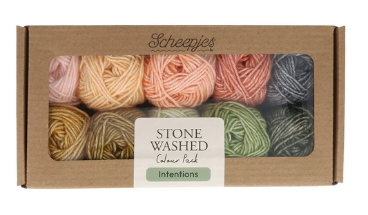 Scheepjes Stone Washed, lot de 10 x 25 g - Intentions