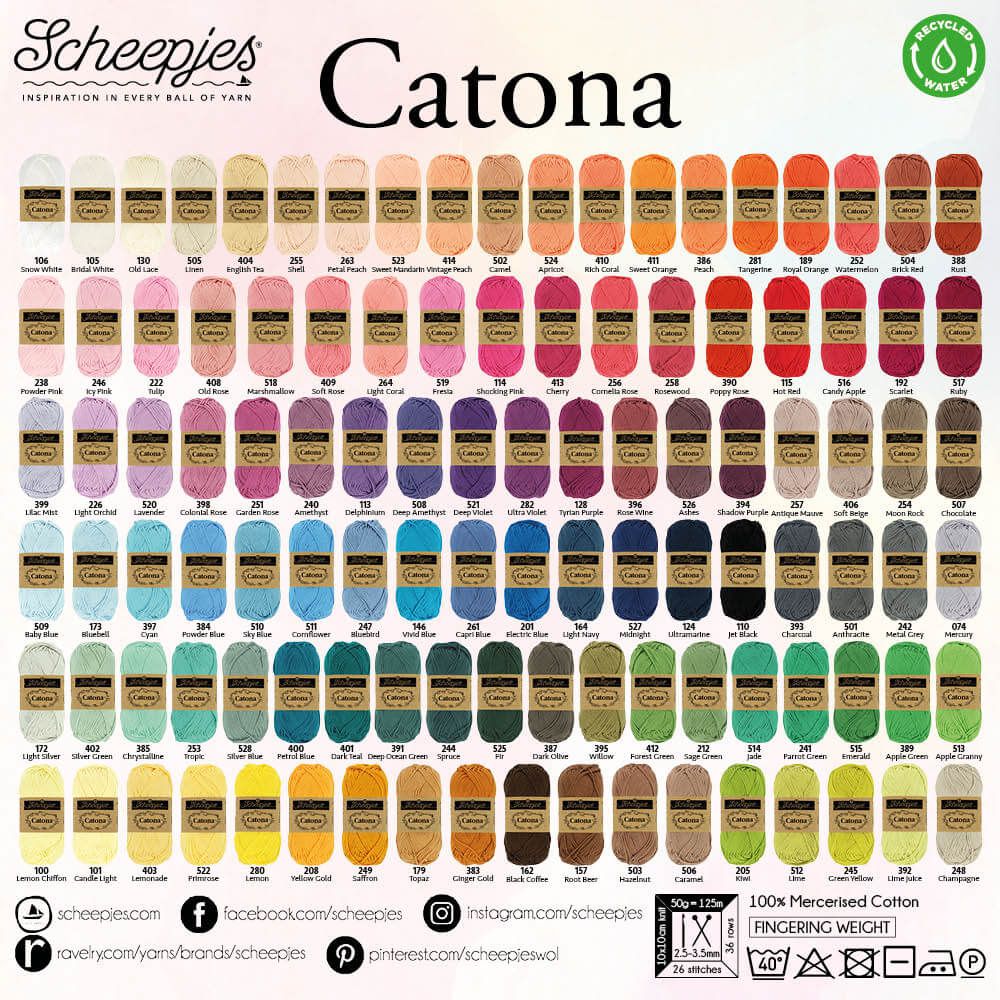 Scheepjes Catona 50g - 130 Vieille Dentelle
